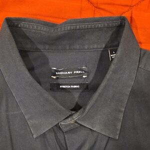 Zachary Prell Men's Charcoal Button Down Shirt